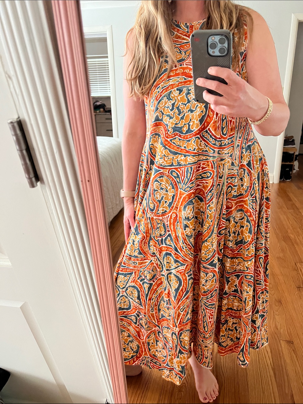 Peruvian Connection Dress Sleeveless Large - Pima Cotton